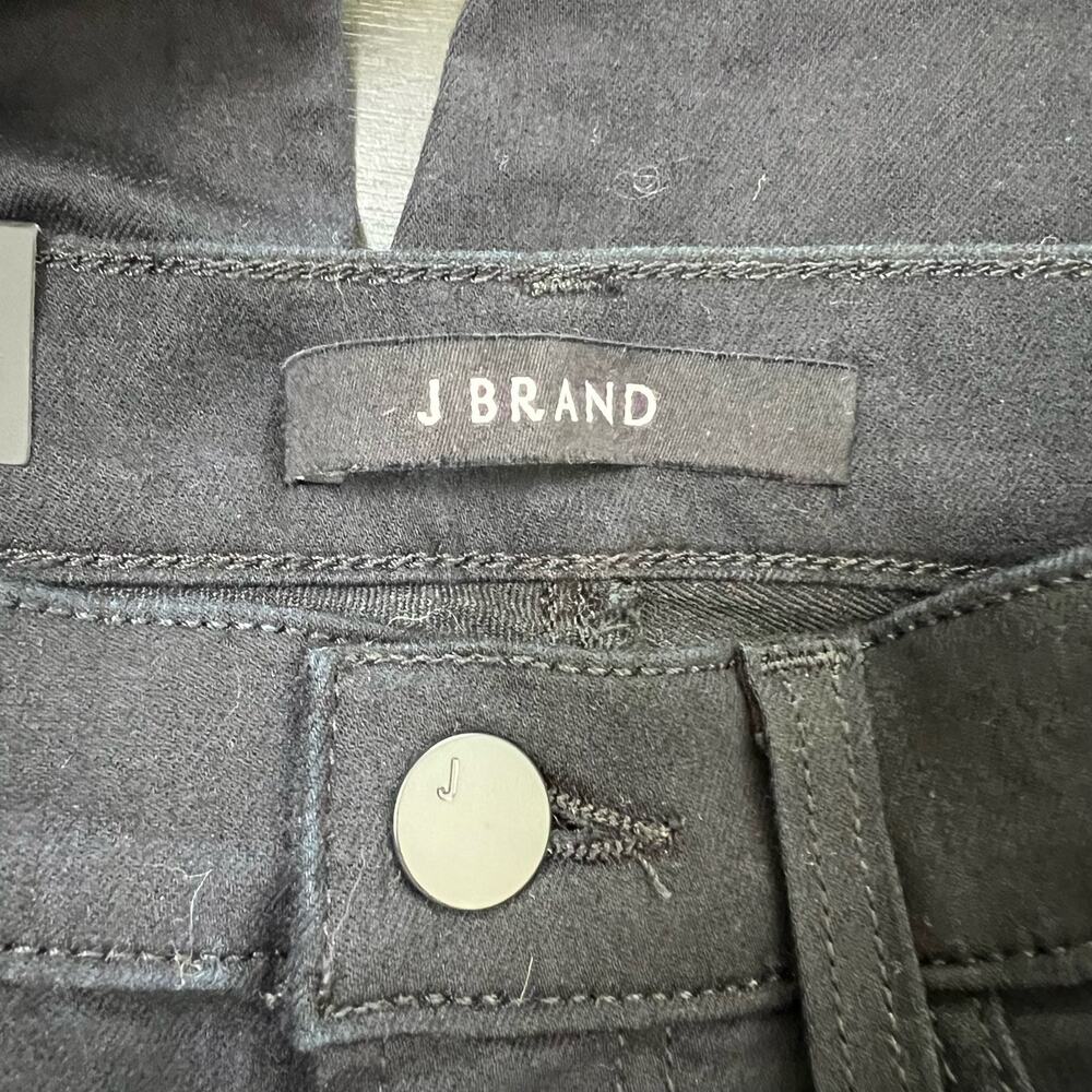 J Brand Super Skinny Skinny Pitch Low Rise Leggings Jeggings Jeans Black Stretch - Picture 7 of 11